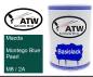 Preview: Mazda, Montego Blue Pearl, M8 / 2A: 500ml Lackdose, von ATW Autoteile West.